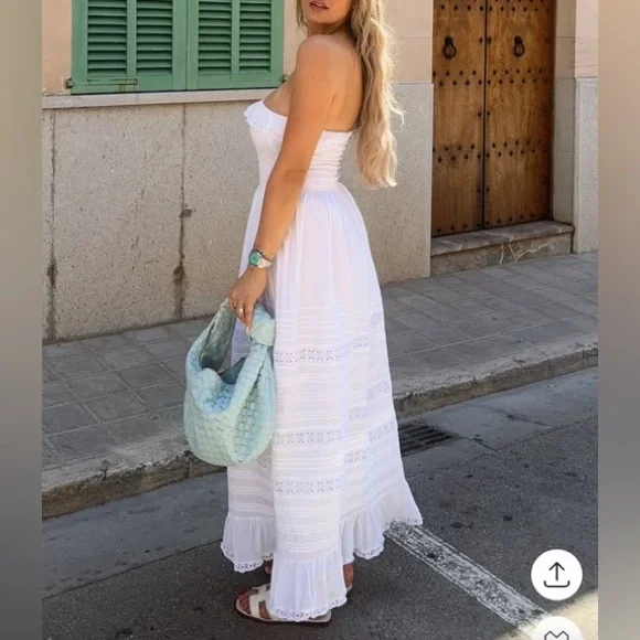 DOEN SOLONA DRESS - SALT MIDI DRESS - Picture 5 of 13